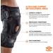 Shock Doctor Compression Knee Brace - Maximum Support for Men & Women, Adjustable Dual Hinges - Black, Large - Buy Online on GoSupps.com