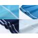 Yukaichen Men's Rashguard - Fast-Drying Breathable Short Sleeve Swimming Shirt - Water Sports T-Shirt in L Color Gradient Blue - Buy Online on GoSupps.com
