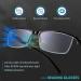 AJYADO Reading Glasses for Men & Women - 2PCS Blue & Black | Blue Light Filter Reading Aid (2.5) - Buy Online on GoSupps.com