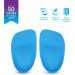 Heel That Pain Plantar Fasciitis Insoles | Heel Seats Foot Orthotic Inserts for Heel Pain Relief | Patented & Clinically Proven | Blue Firm Rubber, Size L - Buy Online on GoSupps.com