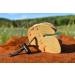 Standing Wolf Traditional Moose Leather Finger Tab for Archery | Handmade Tan Finger Protector for Hunting & Target Practice - Buy Online on GoSupps.com
