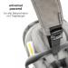 Zamboo Universal Baby Seat Strap - Anti-Slip & Shoulder Pad for Easy Transport | Compatible with Maxi-Cosi Cybex & More - Black Gray - Buy Online on GoSupps.com
