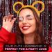 Winter Plush Headband with Bear Ears | Yellow Makeup Hair Accessories for Women - Fashion Hoop Bandana Gift - Buy Online on GoSupps.com