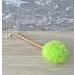 Exfoliating Shower Loofah & Back Scrubber with Long Wooden Handle - Perfect for Men & Women - Easy Reach Bath Brush (Green - Buy Online on GoSupps.com