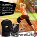 Physix Gear Knee Brace for Men & Women - Adjustable Patella Compression Support for Arthritis ACL MCL & Meniscus Tear - Plus Size with Side Stabilizers - Black/Grey - Buy Online on GoSupps.com
