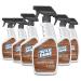 Quick Shine Cabinet & Wood Cleaner & Polish 24oz 6Pk | Clean & Revitalize your Wood in One Easy Step | Just Spray & Wipe | Removes Dirt & Shines w/No Waxy Buildup | Restore Nourish Preserve