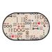 S&T INC. Microfiber Pet Bowl Feeding Mat, Anti-Skid and Absorbent Regular Biege, Black