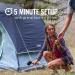 Coleman Skydome 4 Person Camping Tent - Blue | Easy Setup, Spacious & Weather Resistant - Buy Online on GoSupps.com