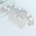 Wedding Hair Accessories Fanvoes Hair Pieces Comb for Brides Bridal-Silver Vintage Headpiece Clip Barrette Jewelry w/Handmade Flower Ivory Pearl Rhinestone Crystal for Women Girls Bridesmaid - Buy Online on GoSupps.com