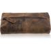 KomalC Leather Zip-Lock Cosmetic Makeup Pouch Bag Pen Pencil Case - SALE | Shop Now! - Buy Online on GoSupps.com