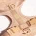 Wild One No-Pull Dog Harness with 3 Leash Clips | Adjustable & Padded Vest for Comfort | Stretchy Tan Medium - Buy Online on GoSupps.com