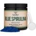Blue Spirulina Powder - 35% Phycocyanin Superfood from Blue-Green Algae | Smoothie Mix | Natural Food Coloring | 1 Month Supply - Buy Online on GoSupps.com