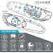 Wildhorn Delano Snow Shoes - Lightweight & Fully Adjustable, Crystal Blue 22, Aluminum Frame - for Women, Men, and Youth - Buy Online on GoSupps.com