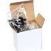 Buy Vivaplex 12 Clear 2 oz Plastic Bottles with Black Fine Mist Sprayers - International Shipping Available - Buy Online on GoSupps.com