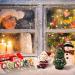 Christmas Aquarium Decoration: Lovely Style 6-Piece Resin Ornaments - Xmas Series Landscaping Decor for Fish Tank - Santa, Christmas Tree, Bear, Sled Figurines - Buy Online on GoSupps.com