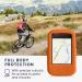 kwmobile Case for Wahoo Elemnt Bolt V2 - Black Orange Silicone GPS Bicycle Protective Cover - Durable & Lightweight - Buy Online on GoSupps.com