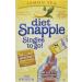 Diet Snapple Singles to Go Lemon Tea (6 Sticks in each box) 4 BOXES by Snapple