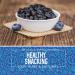 Bulk Dried Blueberries - Unsweetened, Non-GMO, 1 lb - Whole Dry Blue Berries - Dehydrated & All Natural - Buy Online on GoSupps.com
