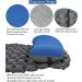 Marchway Ultralight Inflatable Camping Pillow with Washable Cover - Blue - Buy Online on GoSupps.com