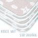 Mimadu Moltonche Baby Wash Schlopen | Oeko-Tex Baby Baden Accessories Set for Boys & Girls | 10-Pack 25x25 cm | Soft White & Turquoise - Buy Online on GoSupps.com