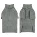 Convinit dog sweater Small medium -sized dogs winter warm dog sweater roll collar dog sweater knitting sweater for chihuahua dachshund French bulldog etc. gray m m gray