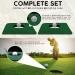 Upstreet Indoor Golf Putting Mat Set - Includes 2 Mats and 2 Training Balls for Putting Practice - Buy Online on GoSupps.com