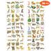 96PCS Cheetah Temporary Tattoos for Jungle Theme Birthday Party - Kids Tattoo Stickers for Gifts and Prizes - Buy Online on GoSupps.com