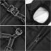 Winter Dog Jacket - Windproof Waterproof 2-in-1 Fleece Coat for Small Dogs | Warm Black Jacket - Buy Online on GoSupps.com