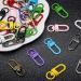 Colorful Metal Lobster Clasp Hooks with Key Rings - 12 Colors (36 Pieces) | DIY Bag Key Chains & Jewelry Making Accessories - Buy Online on GoSupps.com