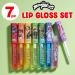 Buy Miraculous 7pc Lip Gloss Set | Zag Heroez Collection - Fruity Flavors & Precision Applicator - International Shipping Available - Buy Online on GoSupps.com