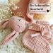 Moyo Baby Gift Set in Ros | 2-Part Gift Set with Knitted Rabbit Towel & Booties | Perfect Newborn Gift for Boys & Girls | Ideal Baby Shower Gift for New Parents - Buy Online on GoSupps.com