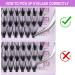 Cluster Eyelash 240pcs 40D 0.07 D Curl 15mm Individual Lashes - DIY Eyelash Extension Kit (15mm 40D-D-0.07) - Buy Online on GoSupps.com