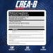 EHP Labs CREA-8 Creatine Monohydrate Powder - Creatine Powder for Building Lean Muscle Mass Improves Strength & Power Supports Brain Health - 100 Servings (500g) - Buy Online on GoSupps.com