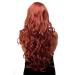 Buy WIG ME UP Long Curly Wavy Hair Wig with Bangs - Dark Copper Red 70cm - International Shipping Available - Buy Online on GoSupps.com