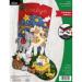 Bucilla  Christmas Nativity 18 Felt Applique Stocking Making Kit  Perfect for DIY Needlepoint Arts and Crafts  89531E  White