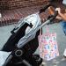 Pedobi Reusable Cloth Diaper Wet Dry Bags - Large Waterproof Pod Bag for Diapers, Travel & Pool - 2 Pack Hanging Bags with Stroller Buttons (Alpaca Print) - Buy Online on GoSupps.com