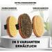 Quoala Sustainable Body Brush - Eco-Friendly Wood & Natural Pig Bristles for Wet & Dry Use | 100% German Made Back Brush - Buy Online on GoSupps.com