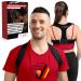Vigo Sports * new * i Back straightening holder for an efficient posture correction I Size-adjustable back support for women and men's Premium shoulder strap for self-confident demeanor (L-XL)
