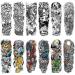 GFHIH Christmas Full Arm Temporary Tattoos for Men and Women - Waterproof & Realistic Sleeve Designs - Long Lasting Holiday Gift - 12 Sheets (L19xW7) - Buy Online on GoSupps.com