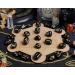 Crocon Black Tourmaline Elder Futhark Rune Stones Set | 25 pcs | 20-25mm | Feng Shui Chakra Balancing Reiki Healing - Buy Online on GoSupps.com