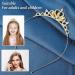 WLLHYF Princess Crown Crystal Sash Tiara Rhinestone Headband Hair Accessories for Women Girls Birthday Christmas Decoration Bride Wedding Headbands Gold - Buy Online on GoSupps.com