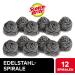 Scotch-Brite Stainless Steel Scourer - 12 Rust-Resistant Spiral Metal Pads for Powerful Cleaning | Effective Scrubbing Pad with Spirals - Buy Online on GoSupps.com
