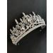 Baroque Crystal Water Drop Bridal Tiara Crown for Wedding | Rhinestone Leaf Jewelry - Buy Online on GoSupps.com
