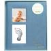 Pearhead Blue Chambray Baby Book | Gender Neutral Baby Journal & Photo Album - Buy Online on GoSupps.com