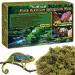 Riare Natural Sphagnum Moos for Reptiles 400g Terrarium Moos Bricks For Reptiles Natural Living Moos Repiles Increase in Air humidity for comfortably reptiles Habitat (400g)