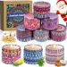 Frasheng fragrance candles gift set for women 9 pack natural soy wax aromatherapy candles for Mother's Day birthday Valentine's Day Christmas bathroom yoga stress relief and relaxation of the body