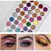 Emperoch 40 Colors Glitter Eyeshadow Palette Waterproof Glitter Shimmer Eyeshadow Makeup Palette 40 Blendable Neon Eyeshadow Makeup Palette with Highly Pigmented Glitters for Face Body - Buy Online on GoSupps.com