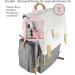Llama Bella 5 Piece Diaper Bag Organizer Pouch Set - Clear with Straps and Pacifier Case in Pink - Buy Online on GoSupps.com
