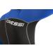 Cressi Men's Full Front Zip Wetsuit - Lido Long | Black/Blue, X-Large - Buy Online on GoSupps.com