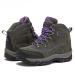 HI-TEC Skamania Mid WP Waterproof Women's Hiking Boots New 2023 Model with High Performance Rubber Outsoles - Trail Mountain and Backpacking Shoes 8 Medium Grey